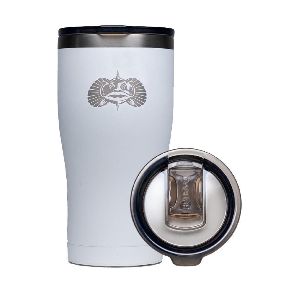 Toadfish Non-Tipping 20oz Tumbler - White [1133] - SONARK MARINE 