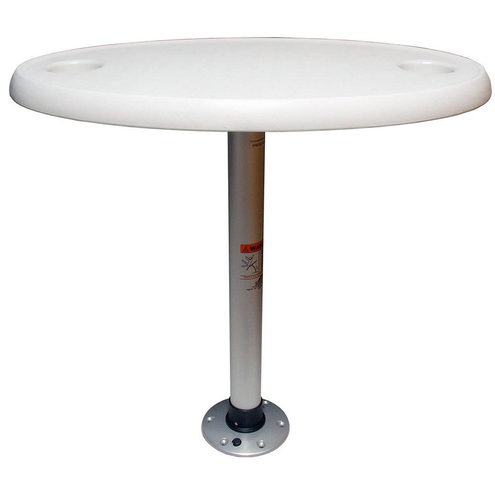 Springfield White Oval Table Package - 18" x 30" Threadlock [1690106] - SONARK MARINE 