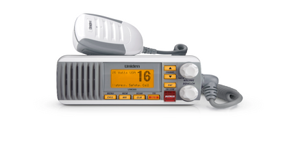 Uniden UM385 Fixed Mount VHF Radio - White [UM385] - SONARK MARINE 