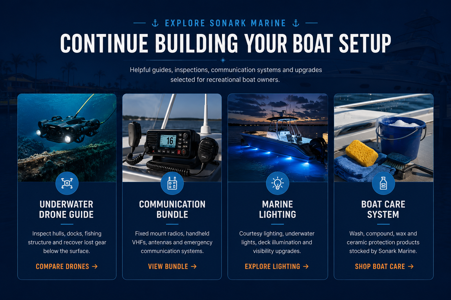 Sonark Marine video resource center